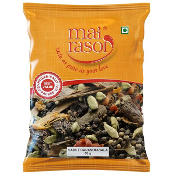 MAI RASOI Whole Sabut Mix Garam Masala (100 Gram)