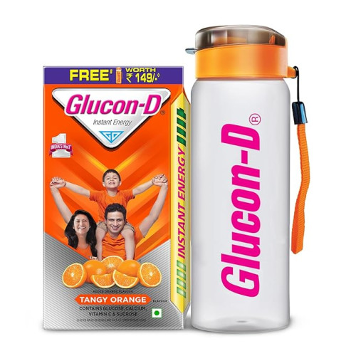 Glucon-D Tangy Orange Glucose Powder (1kg, Refill)