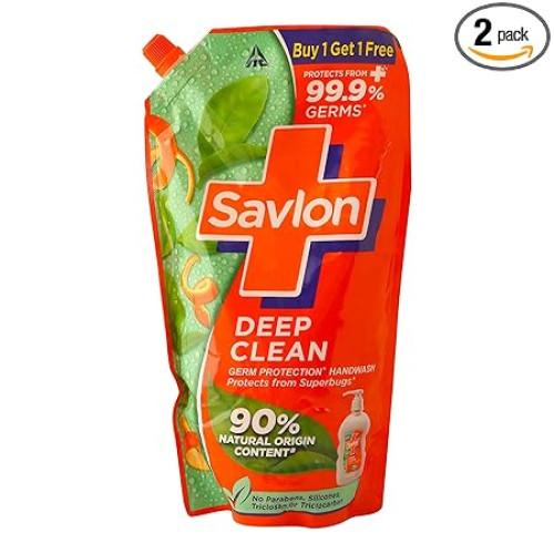 Savlon Deep Clean Hand Wash - 650ml (Buy 1 get 1)