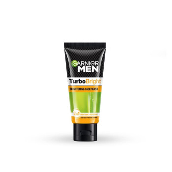 Garnier Men Tubro Bright Anti-Dark Cells Fairness Face Wash,100g