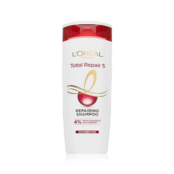 L'Oreal Paris Shampoo, For Damaged and Weak Hair, With Pro-Keratin + Ceramide, Total Repair 
