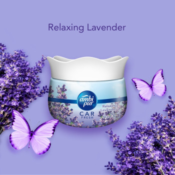 Ambi Pur Mood Therapy collection Room Fresh Gel, Relax & Unwind - Lavender, 180 g