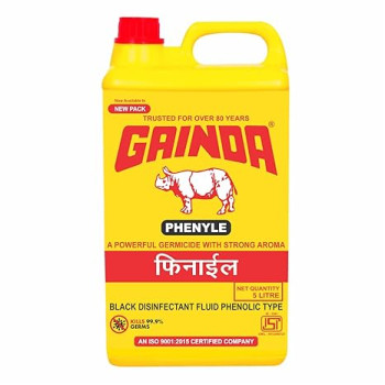 Gainda Black Phenyle Surface Disinfectant, Floor Cleaner 1l