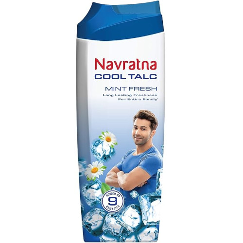 Navratna Cool Mint Fresh Talc 400g