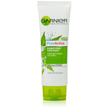 Garnier Skin Naturals Pure Active Neem Face Wash, 50g