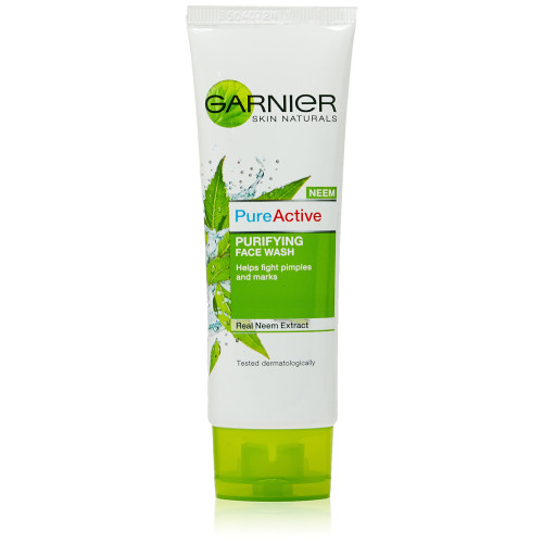 Garnier Skin Naturals Pure Active Neem Face Wash, 50g
