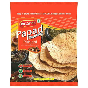 Bikano Papad Punjabi 200g.