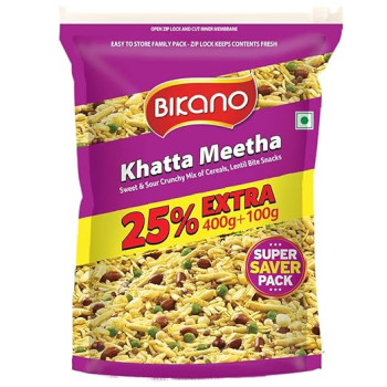 Bikano Khatta Meetha 25% Extra 400g + 100g
