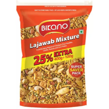 Bikano Lajawab  Mixture 25% Extra 400g + 100g