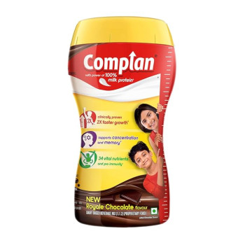 Complan Nutrition Drink Powder for Children, Royale Chocolate Flavour, 1kg
