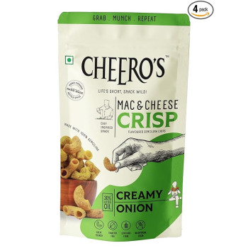 Cheero's Mac and Cheese Crisp  Cream and Onion 46g