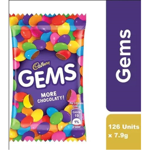 Cadbury Gems Chocolate 7.9g