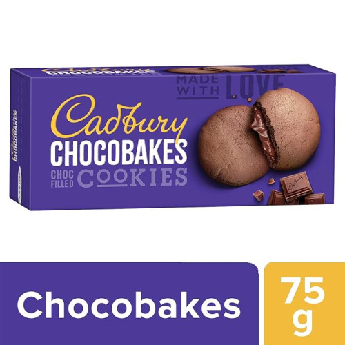 Cadbury Chocobakes Cookies 75g