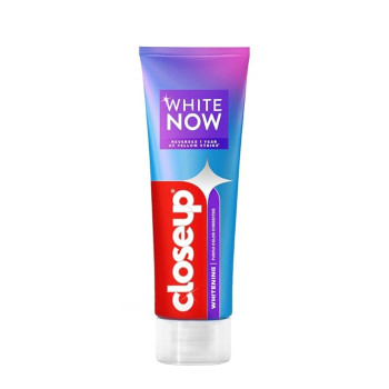 Closeup White Now purple color corrector toothpaste for Teeth Whitening 100g