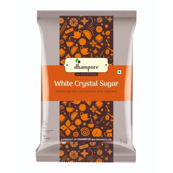 Dhampure White Crystal Sugar, 1kg 
