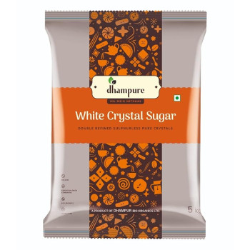 Dhampure White Crystal Sugar, 5kg