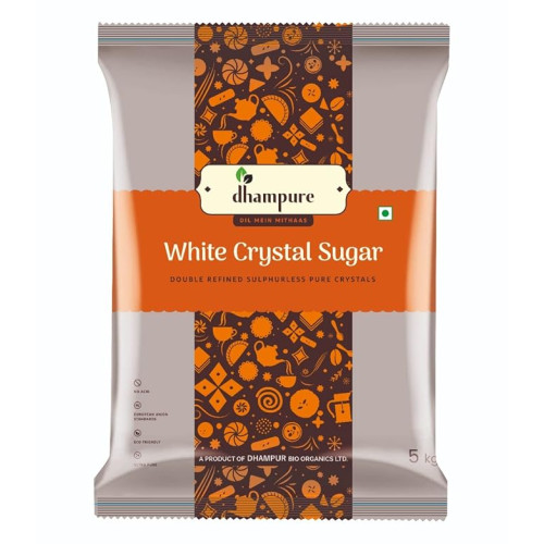Dhampure White Crystal Sugar, 5kg