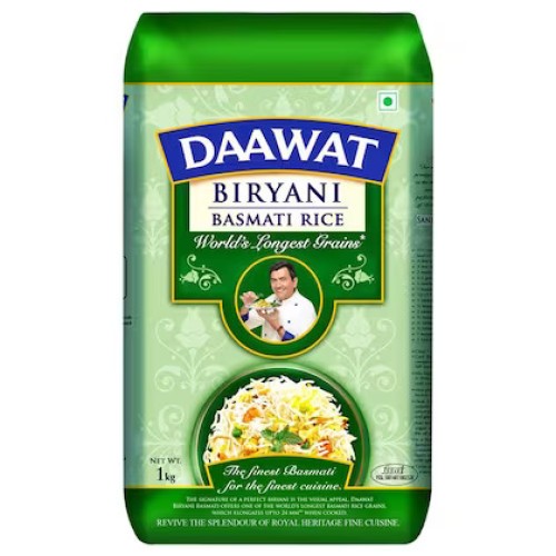 Daawat Biryani Basmati Rice 1kg.