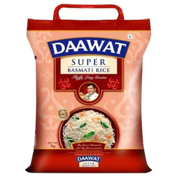 Daawat Super Basmati Rice 5kg.