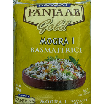 Daawat Panjaab Gold Mogra 1 Basmati Rice 10kg.