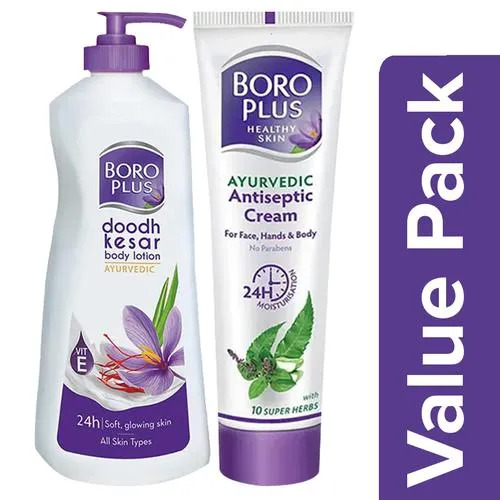 Emami BOROPLUS Doodh Kesar Antiseptic Body Lotion 300ml. B1 - G1 free