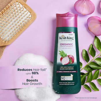 Emami Kesh King Ayurvedic Onion Shampoo With 21 Herbs,  80ml.
