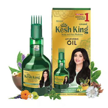 Emami Kesh King Ayurvedic Scalp & Hair Oil 300ml.