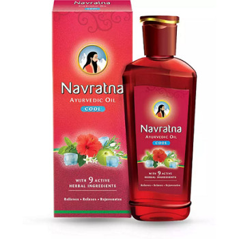 Emami Navratana Ayurvedic Hair Oil Cool   270ml.