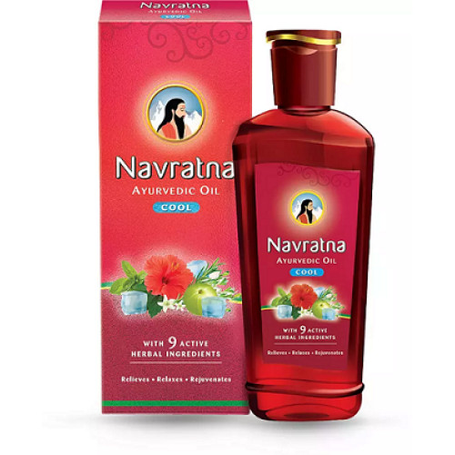 Emami Navratana Ayurvedic Hair Oil Cool   270ml.