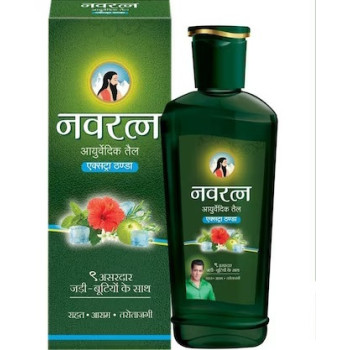 Emami Navratana Extra Thanda Ayurvedic Hair Oil  200ml.