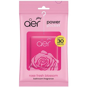 Aer Power Pocket Rose Fresh Blossom Bathroom Fragrance 10g.