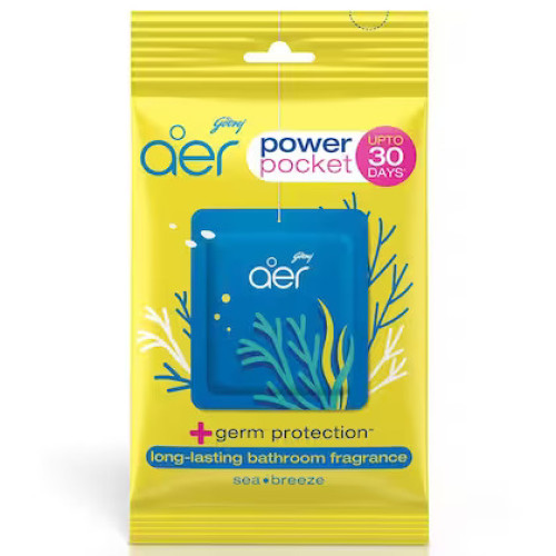Aer Power Pocket Sea Breeze Bathroom Fragrance 10g.