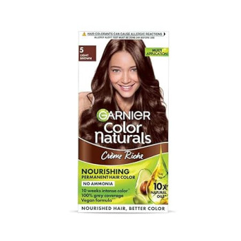 Garnier Color Naturals Crème hair color, Shade 5 Light Brown,
