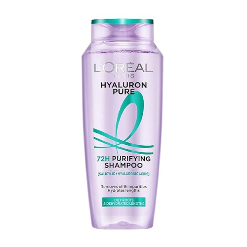 L'Oreal Paris Hyaluron Pure 72H Purifying Shampoo (340 ml) 