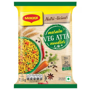 Maggi Nutri-licious Masala Veg Instant Atta Noodles