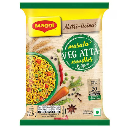 Maggi Nutri-licious Masala Veg Instant Atta Noodles