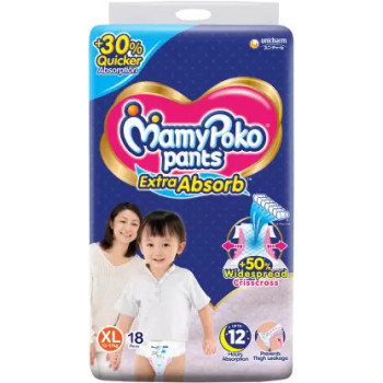 Mamypoko Standard Diaper  XL 18Pants.