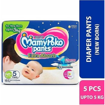 Mamypoko Standard Diaper NB 5 Pants.