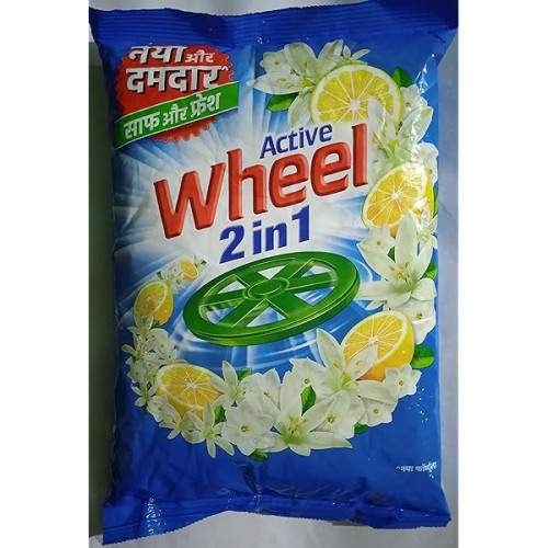 Active Wheel Blue Lemon & Jasmine Detergent Powder 1kg