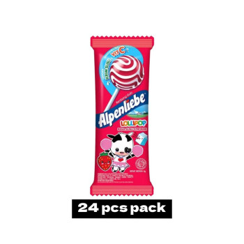 Alpenliebe  Cream Strawberry Lollipop