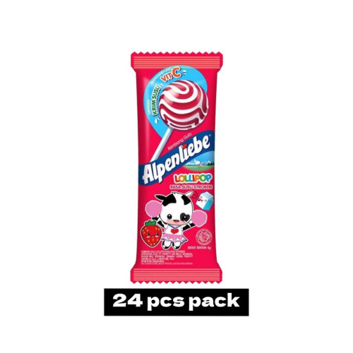 Alpenliebe  Cream Strawberry Lollipop