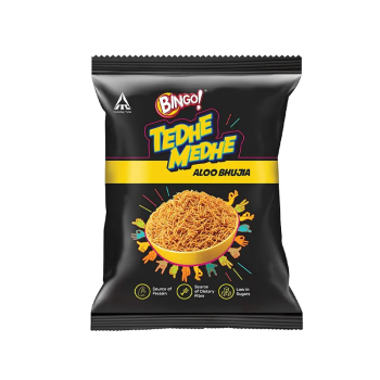 Bingo! Tedhe Medhe Khatta Meetha - Tasty Namkeen  40g