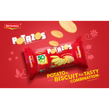 Britannia 50-50 Potazos Masti Masala Spicy Flavoured Crisps 24g