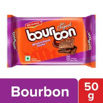 Britannia Bourbon The Original Chocolate Cream Biscuits 50 g 