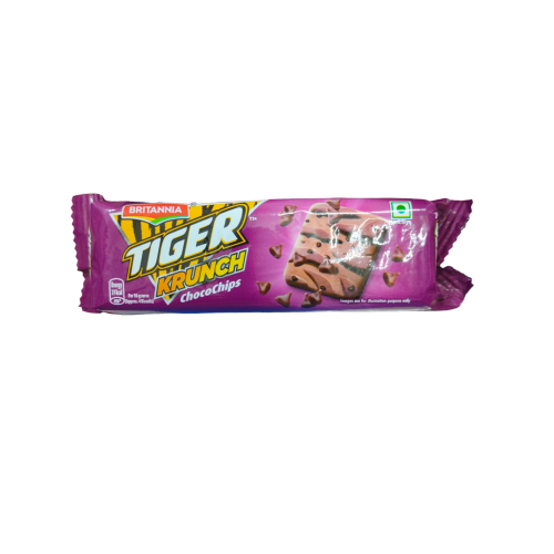 Britannia Tiger Krunch Chocochips Biscuit 63g