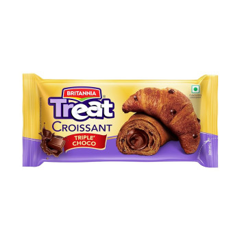 Britannia Treat Croissant Triple Choco 55G