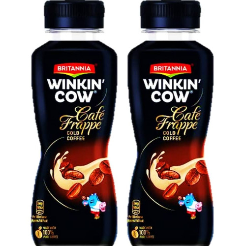Britannia Winkin Cow Cold Coffee Cafe Frappe 180 ml