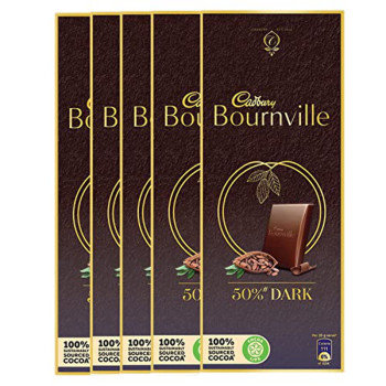 Cadbury Bournville Rich Cocoa 50% Dark Chocolate Bars 30 g