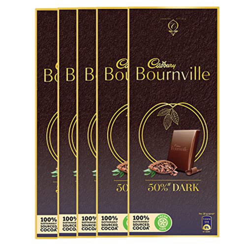 Cadbury Bournville Rich Cocoa 50% Dark Chocolate Bars 30 g