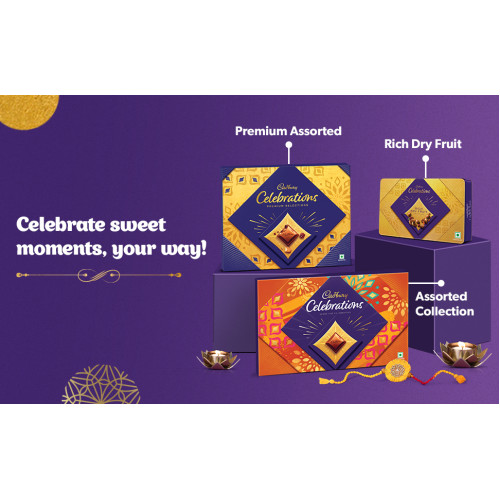 Cadbury Celebrations Assorted Chocolate Bar Gift Pack, 55.2g